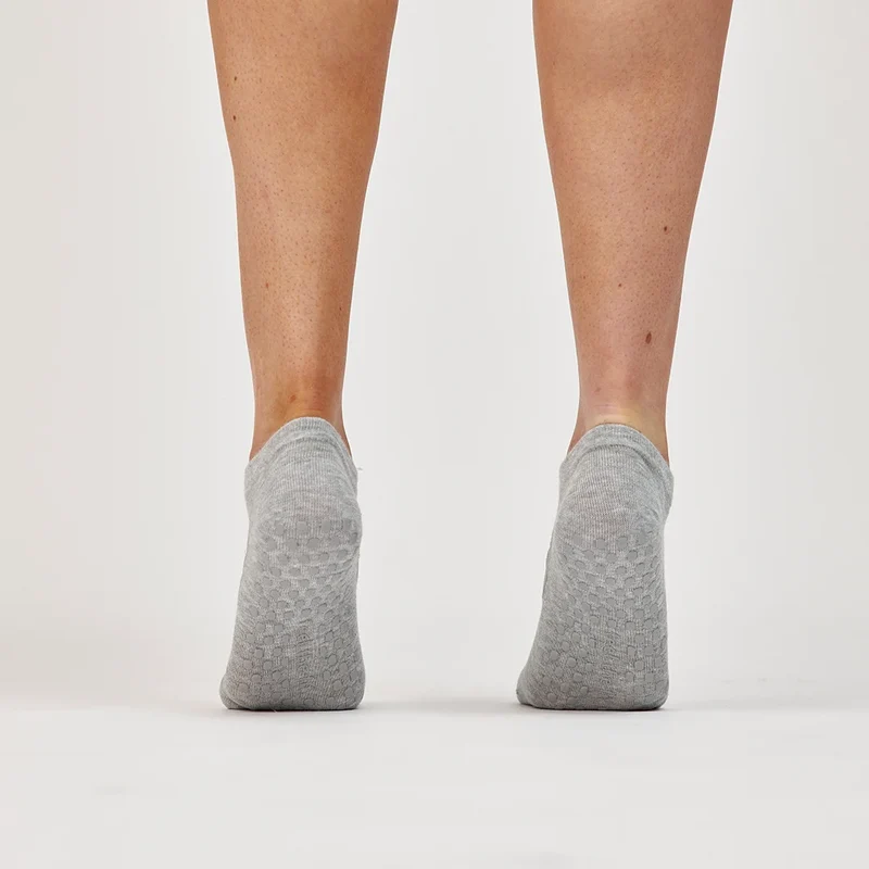 Pilates Socken mit Riemchen | Mix (Schwarz/Grau)