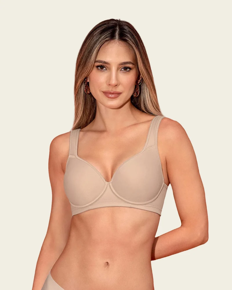 Soutien-gorge à bon maintien avec bretelles rembourrées