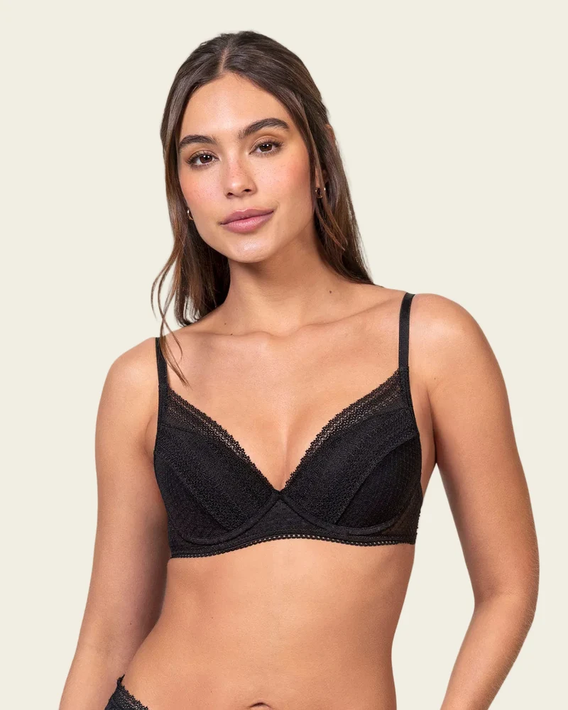 Soutien-gorge en dentelle avec bonnets souples