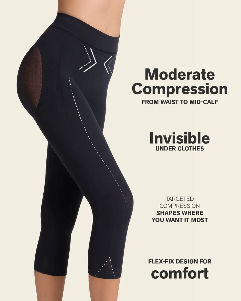 PowerStay Short + SmartShape Capri en Negro