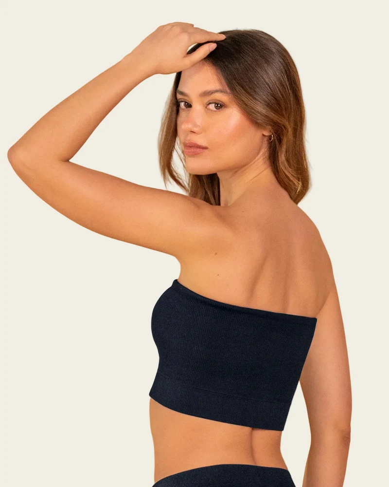 Top sans bretelles sans coutures