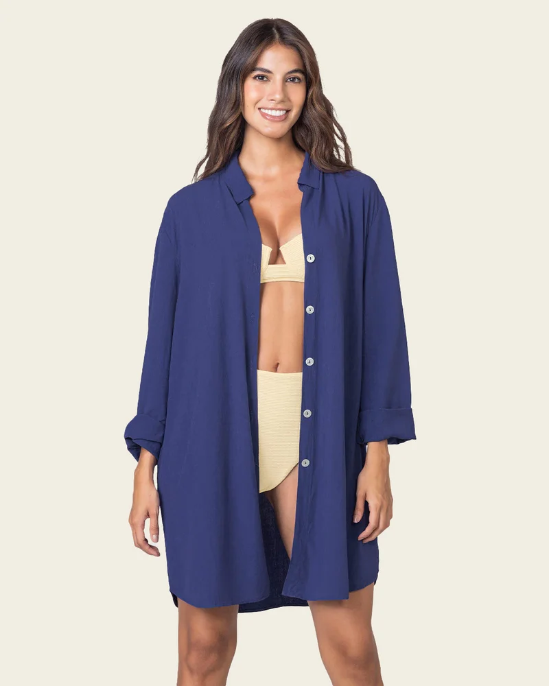 Blouse à manches longues multifonctionnelle