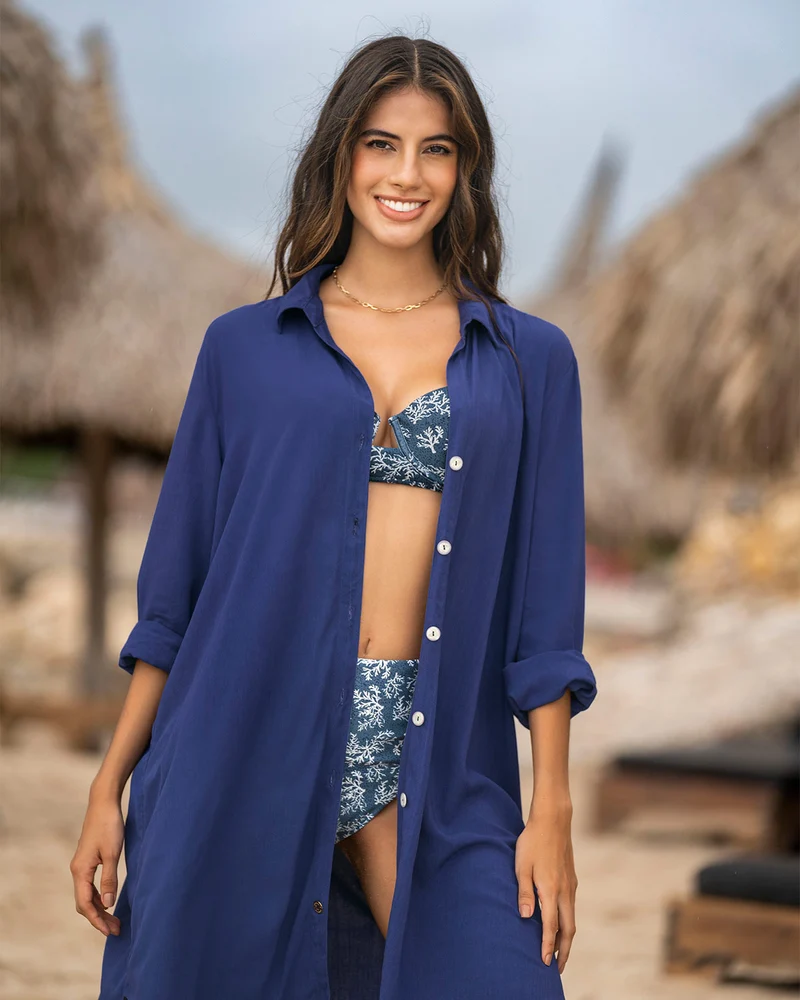 Blouse à manches longues multifonctionnelle