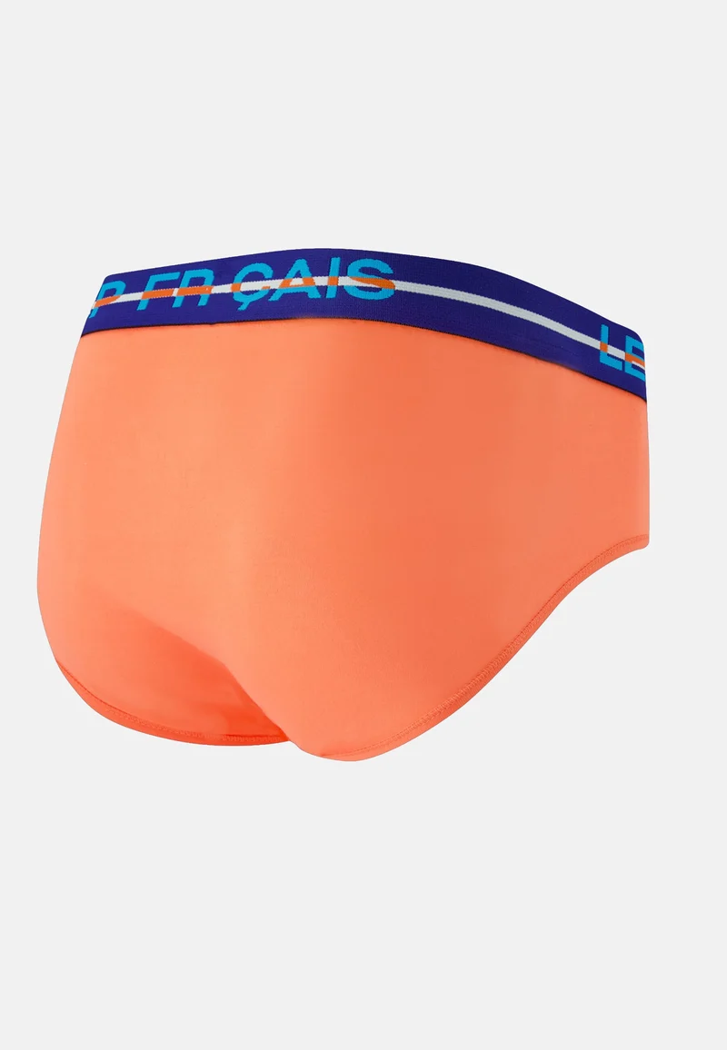 Slip orange en coton - Intrépide Orange Corail