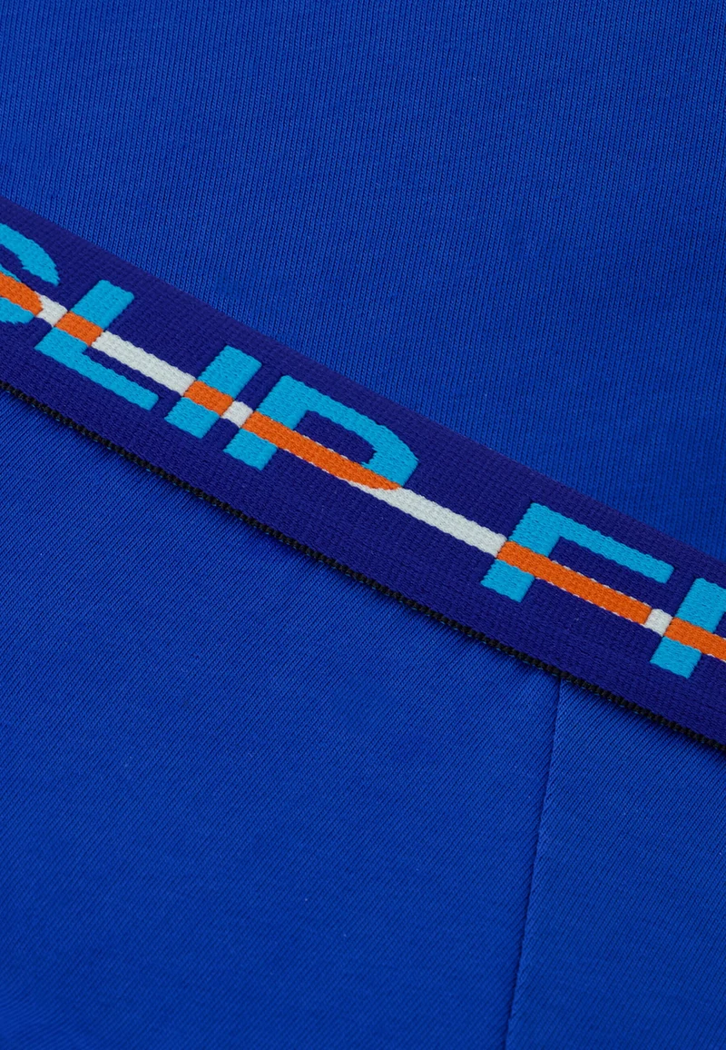 Slip bleu en coton - Intrépide Bleu Nautique