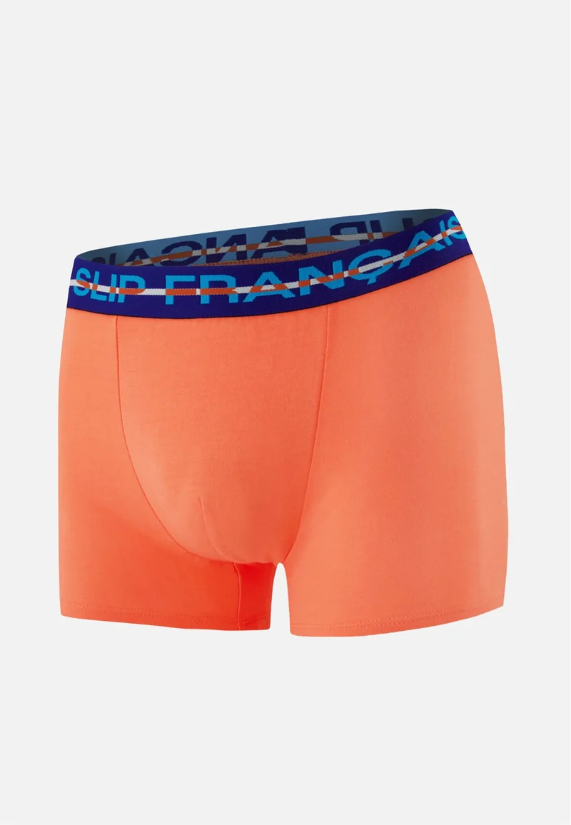 Boxer orange en coton - Redoutable Orange Corail