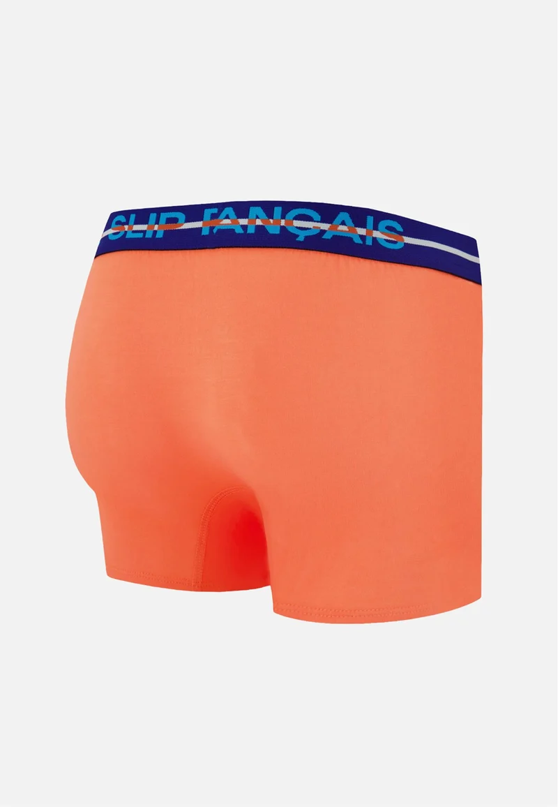 Boxer orange en coton - Redoutable Orange Corail