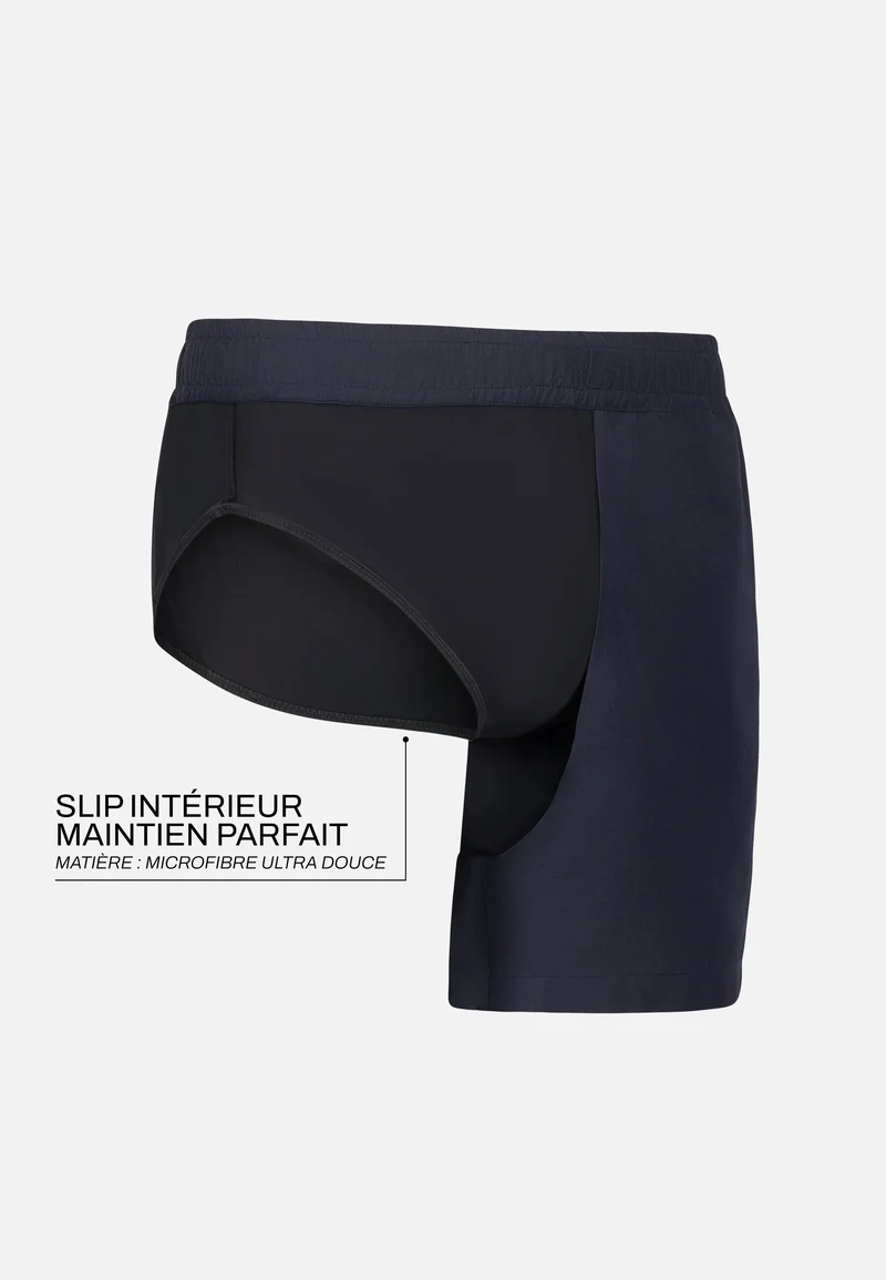 Short de bain recyclé - Cap Dark Blue