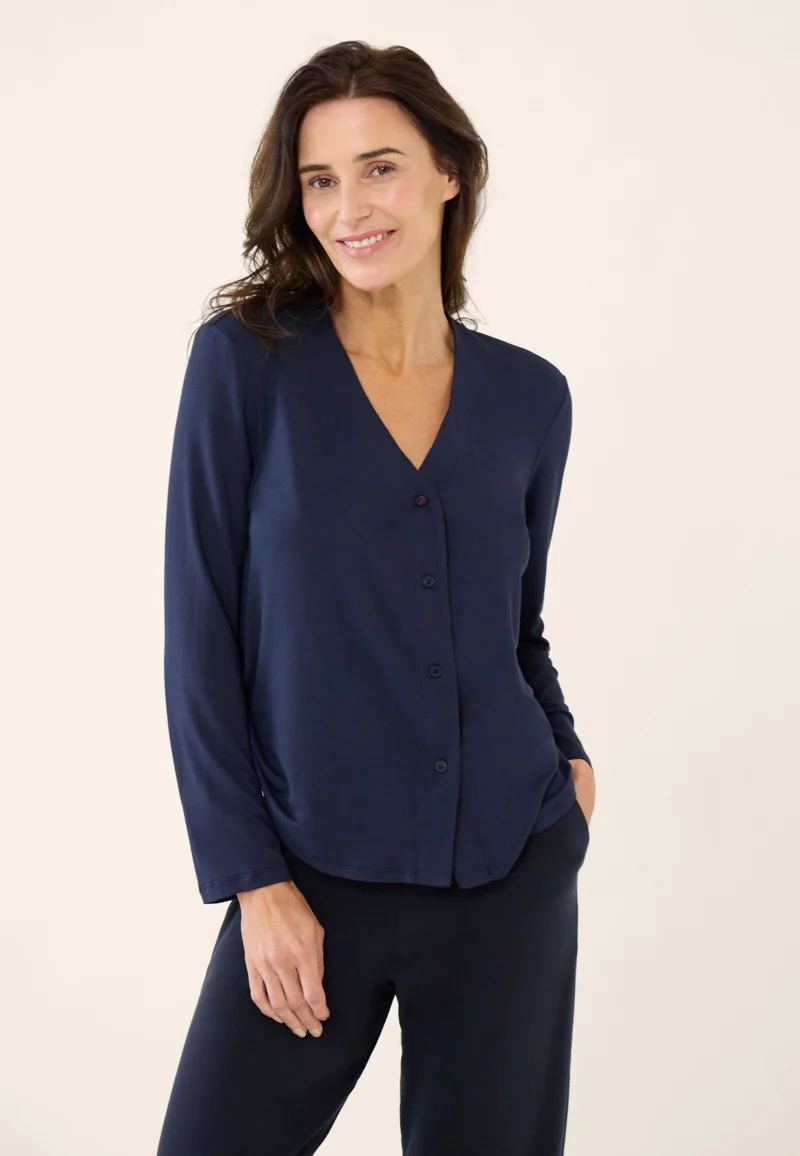 Chemise en viscose - Azelle Marine
