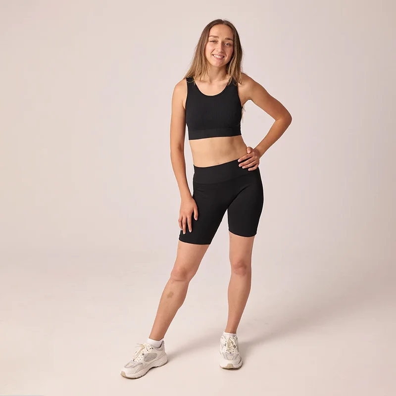 Sport-BH Seamless | Schwarz