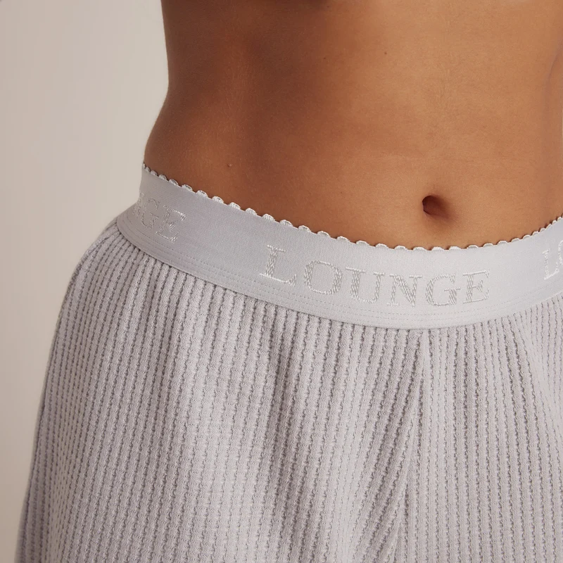 Short de Pyjama Soft Waffle - Givre