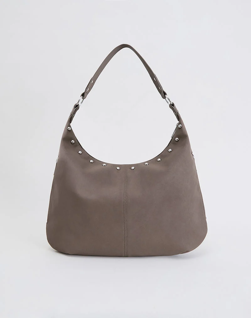 Grand sac brun à clous