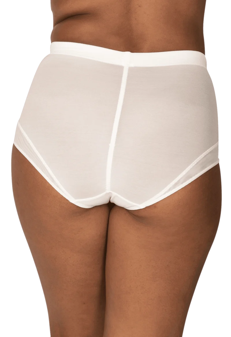Culotte Haute Body Galbe Elégance - Blanc nacre