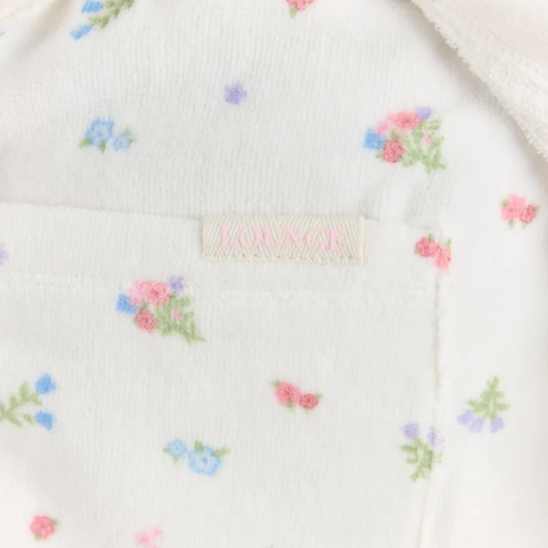 Peignoir - Blanc Floral