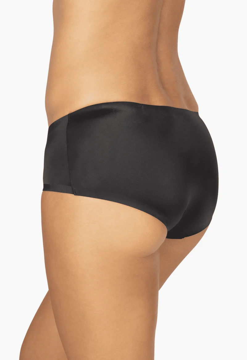 Shorty en microfibre Invisible - Noir