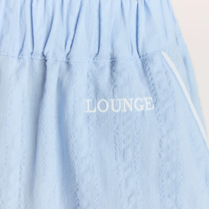 Pantalon de Pyjama Texturé - Bleu