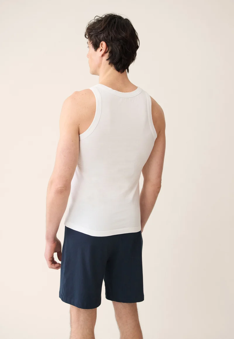 Lot de 3 débardeurs en coton - Débardeurs Fulminant Gris Chiné Noir Blanc