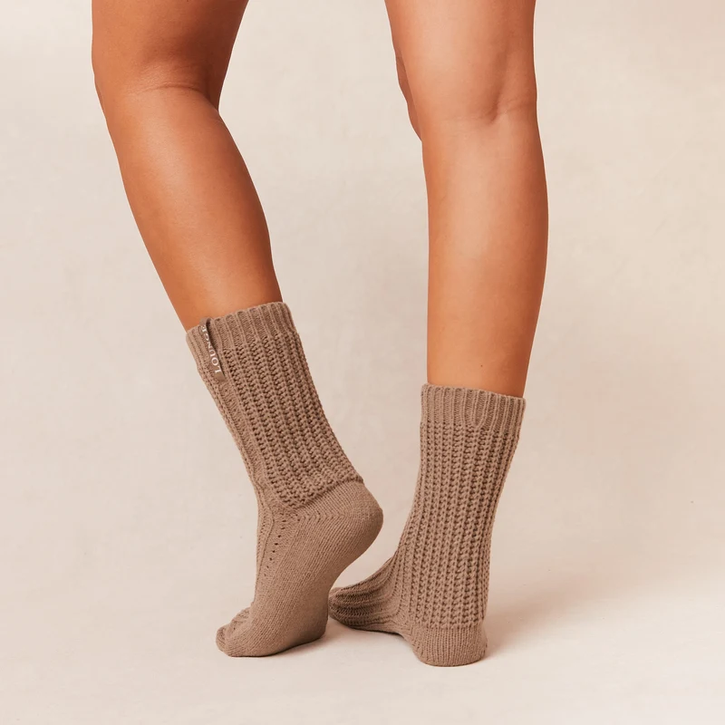 Snooze Chaussettes Tricotées - Nude