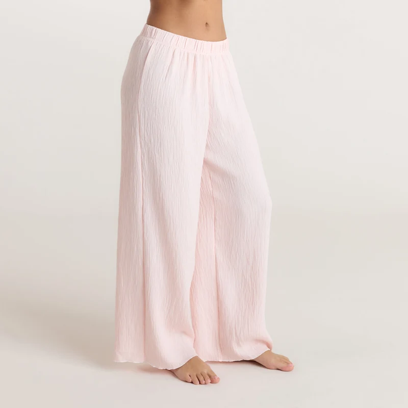 Pantalon de Pyjama Crinkle - Rose