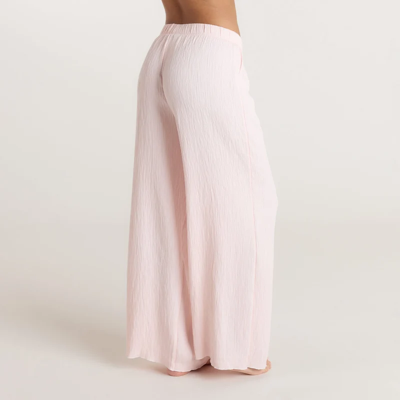Pantalon de Pyjama Crinkle - Rose