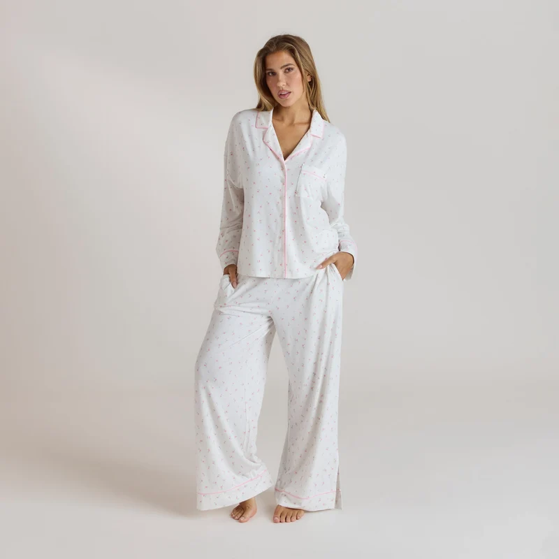 Chemise de Pyjama en Modal - Motif Floral