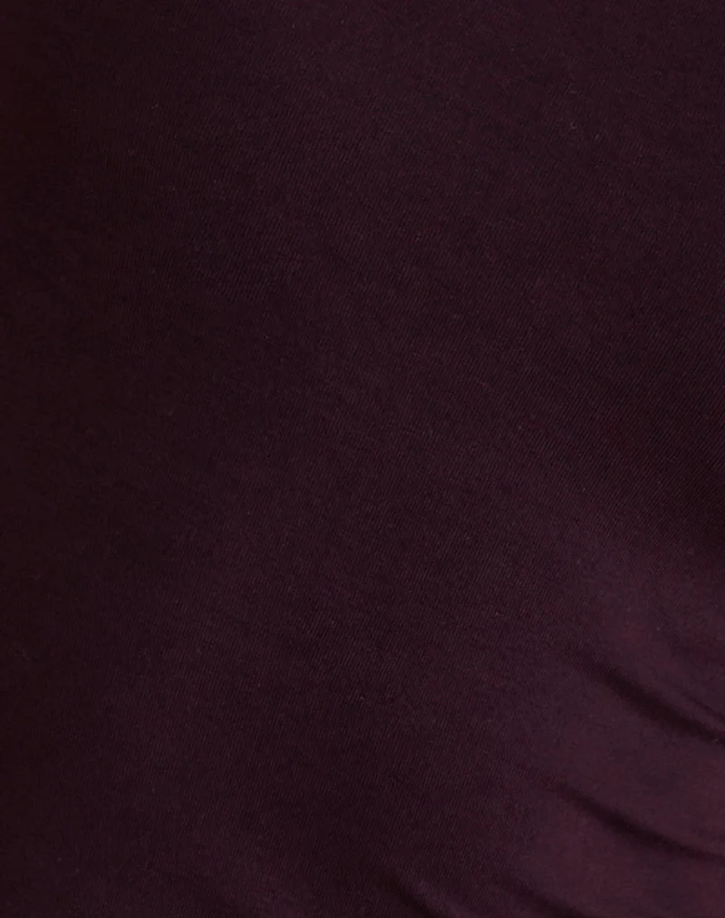 Top dos nu en Redwood avec Pink Lady Binding