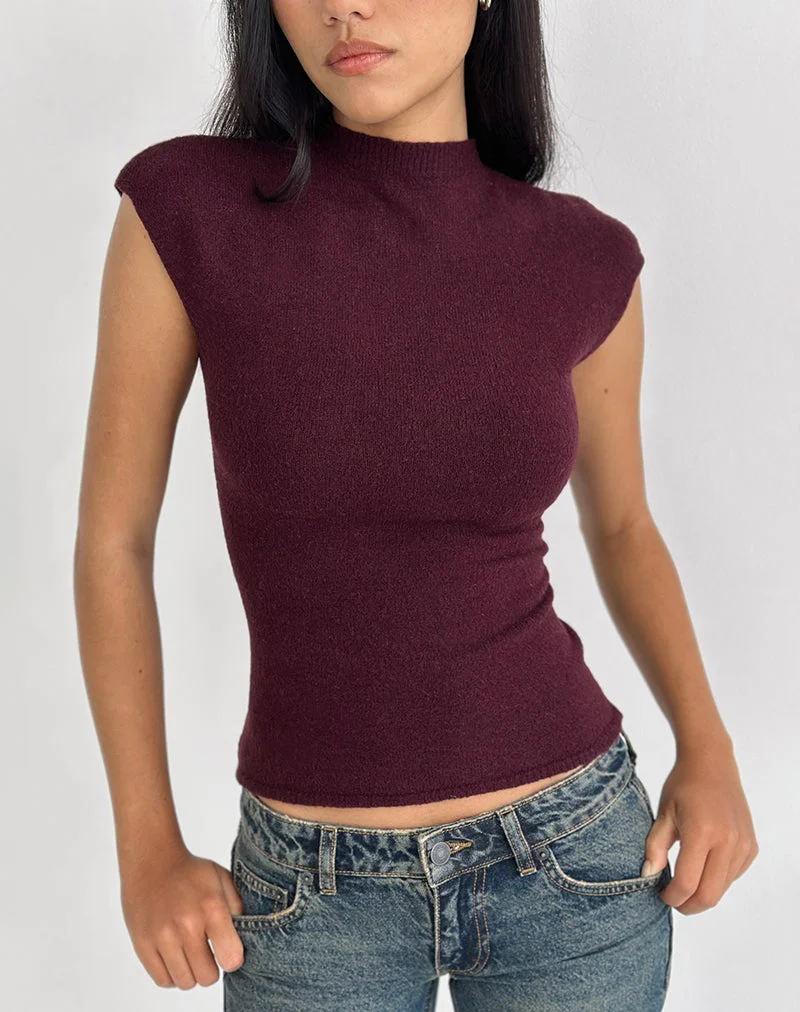 Hanuva Top en tricot Berry