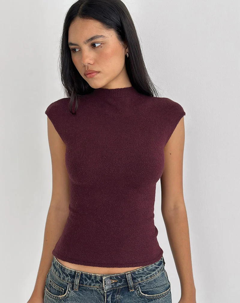 Hanuva Top en tricot Berry