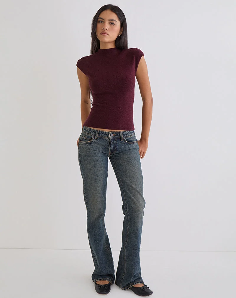 Hanuva Top en tricot Berry
