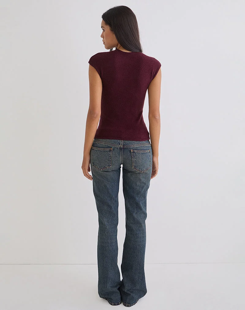 Hanuva Top en tricot Berry