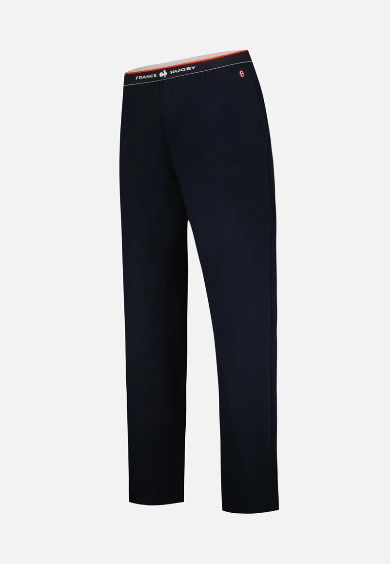Pantalon de pyjama bleu marine - Toudou Marine France Rugby