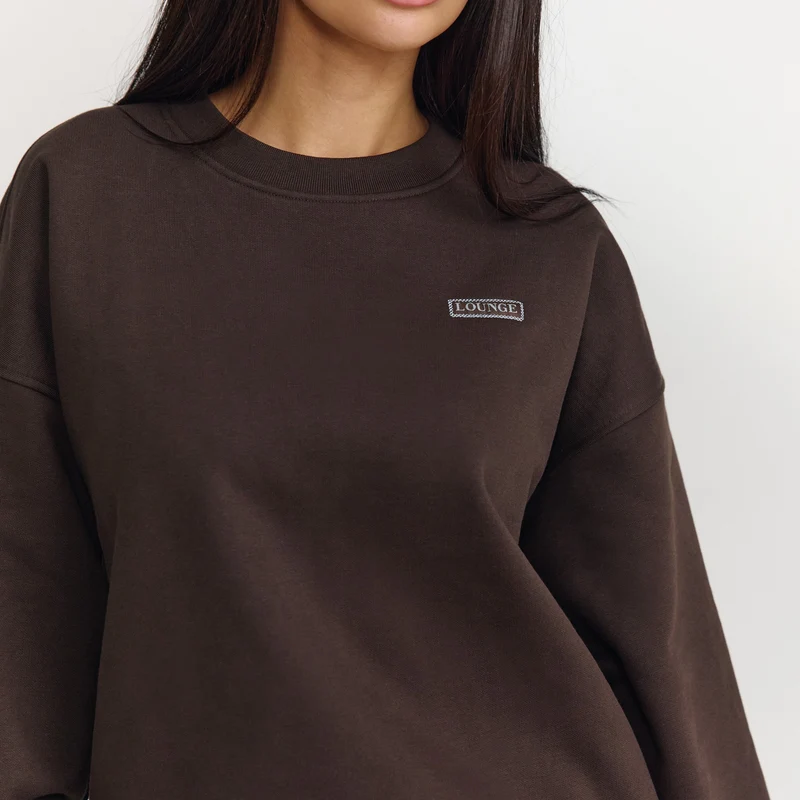 Pull Oversize - Chocolat Noir