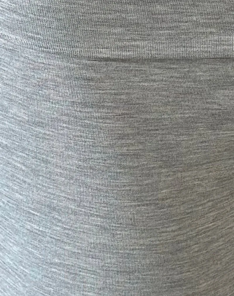 Pantalon Wanti Capri en cupro gris chiné