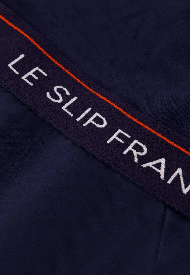 Lot de 2 boxers en coton - Boxers Bleu Marine Rouge