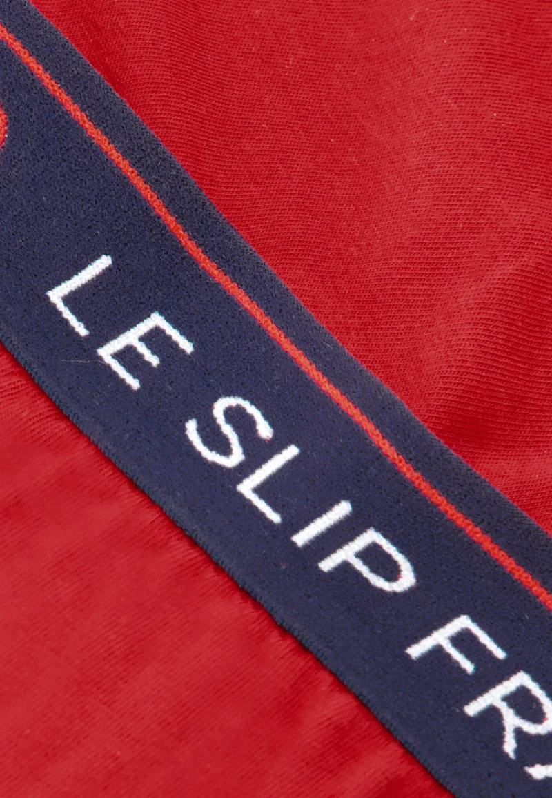 Lot de 5 slips en coton - Slips Noir Bleu Bleu Marine Gris Chiné Rouge
