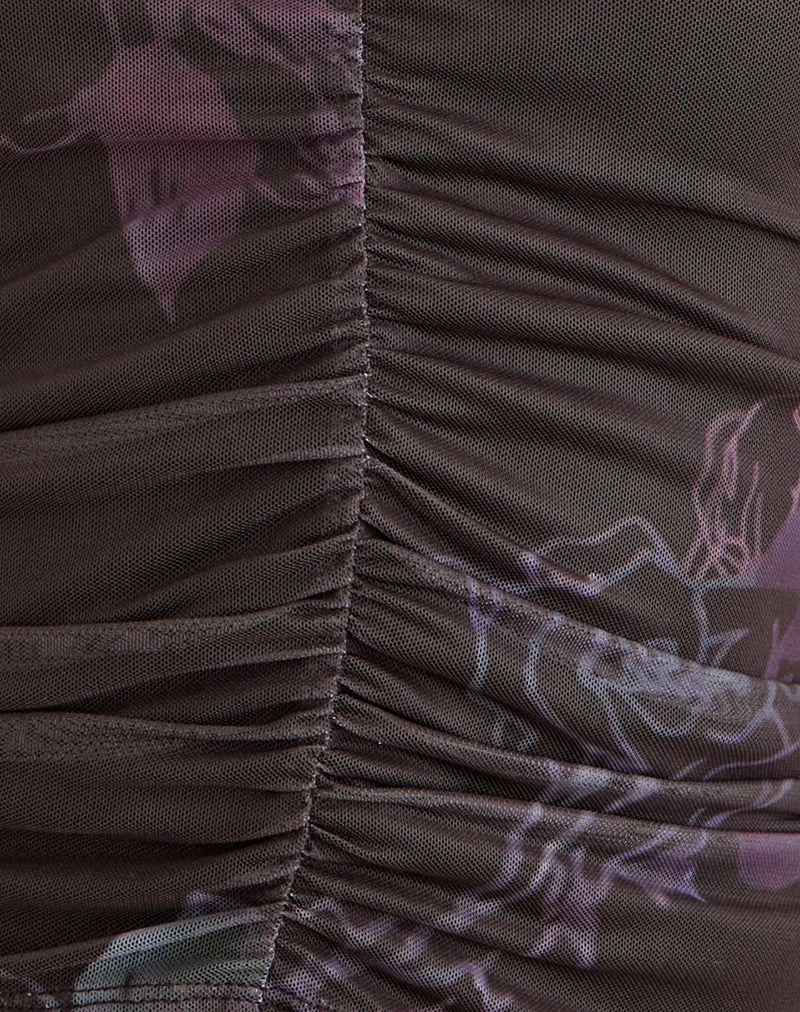 Haut Sienna en maille, couleur Serene Ivy Dark Plum