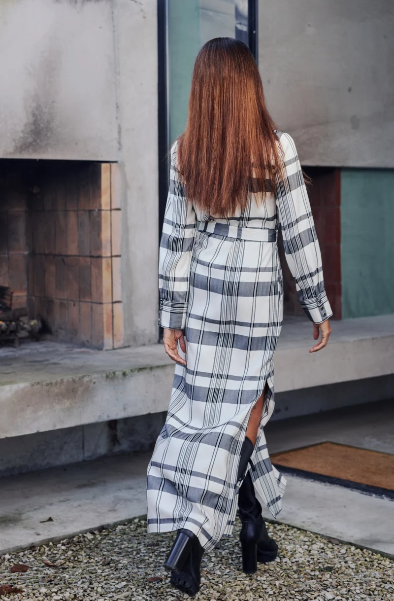 Robe chemise longue Brigitte