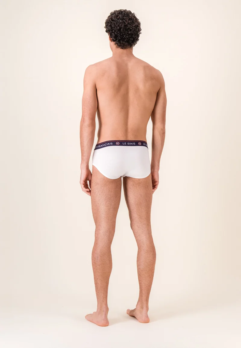 Slip blanc en coton - Intrépide Blanc