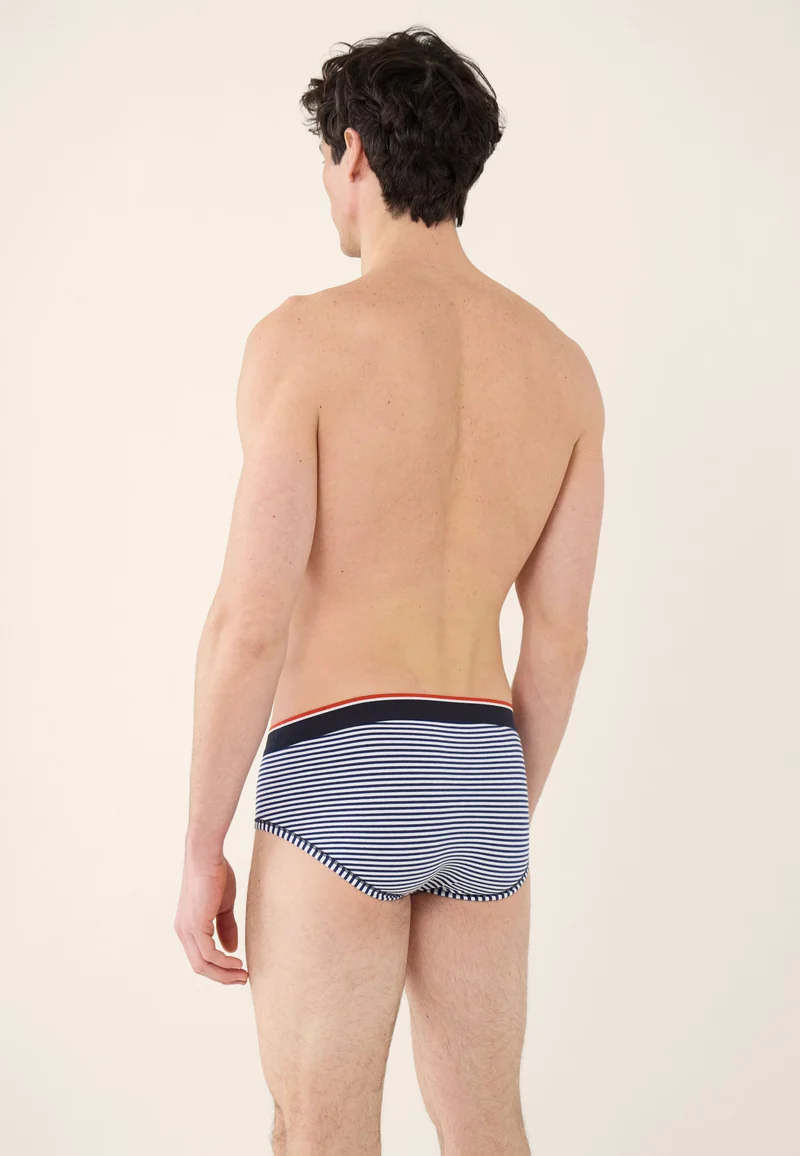 Slip marinière bleu en coton - Terrible Mariniere Bleu