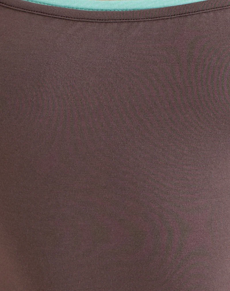 Haut Oslyn, association de quartz café et bleu aqua