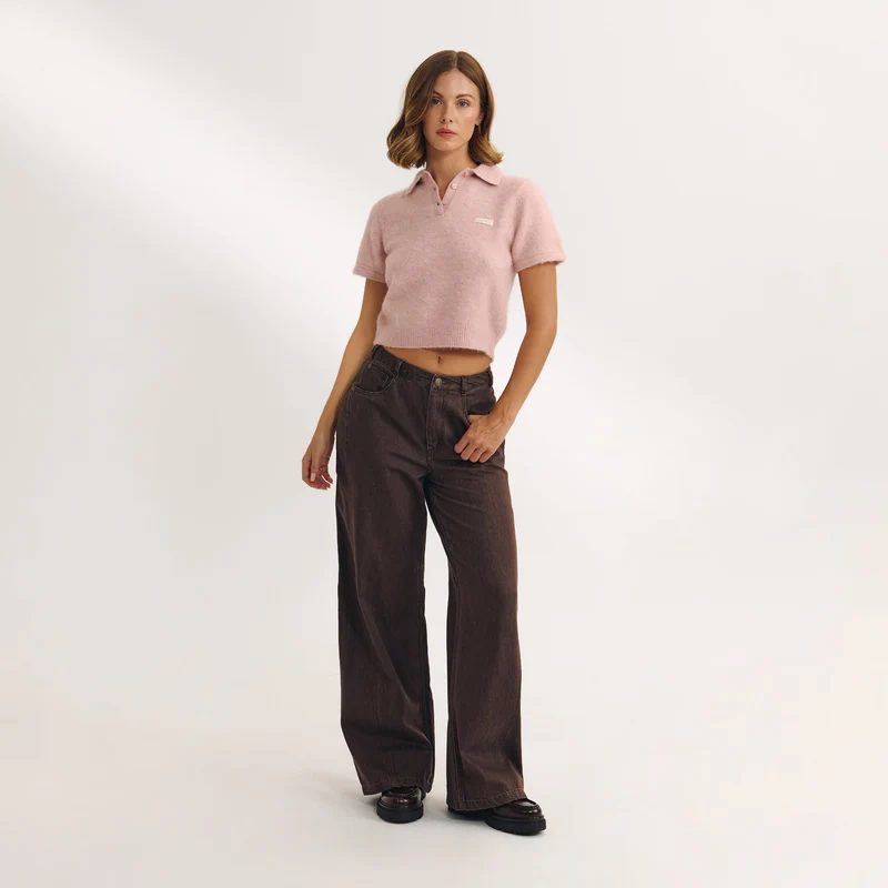 Polo Tricoté - Rose