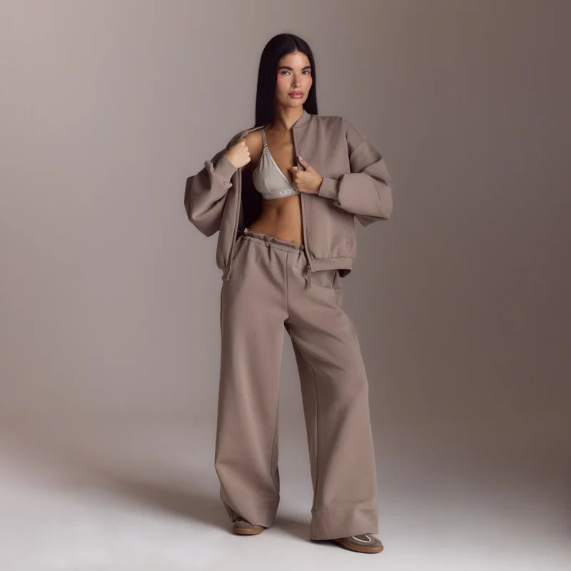Veste en Néoprène - Taupe