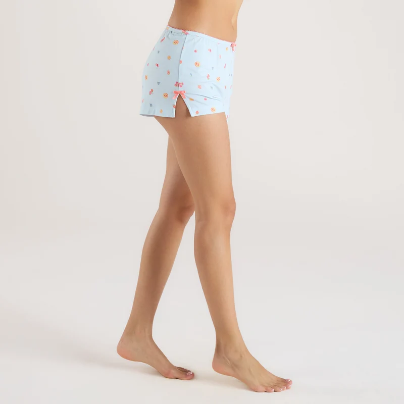 Short de Pyjama en Modal - Fruits Bleus