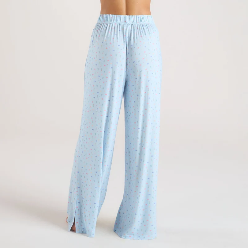 Pantalon de Pyjama en Modal - Bleu Floral