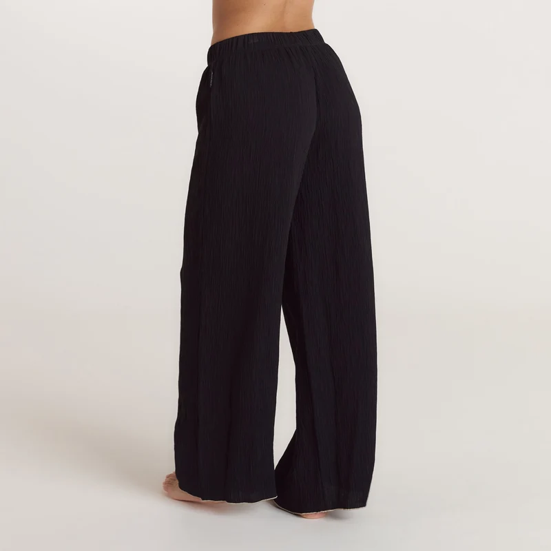 Pantalon de Pyjama Crinkle - Noir