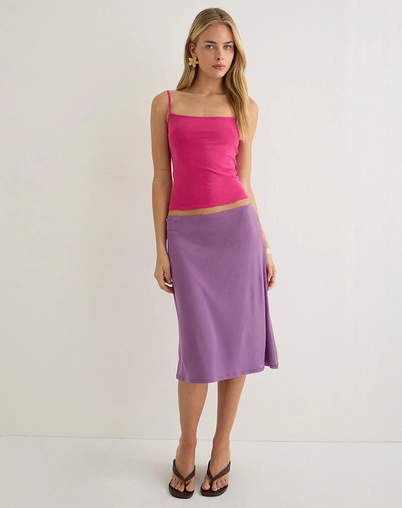 Haut Cami Barlyn en maille rose