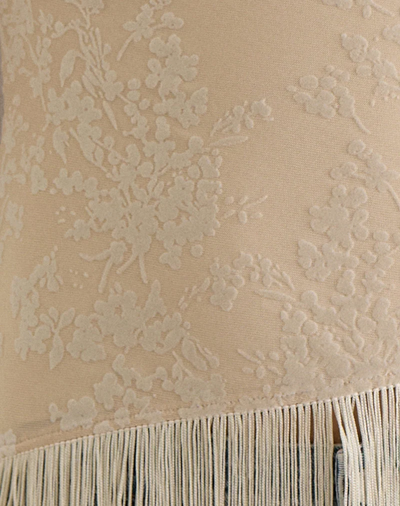 Haut Astada, couleur « Moss Petal », couleur « Coconut Milk »