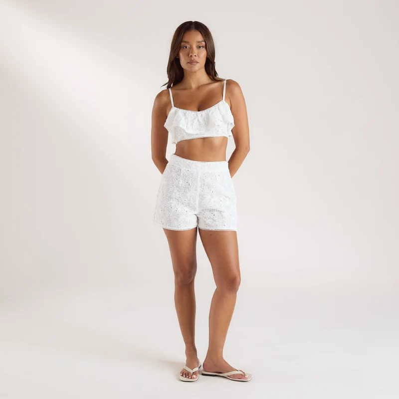 Bralette en Dentelle - Blanc