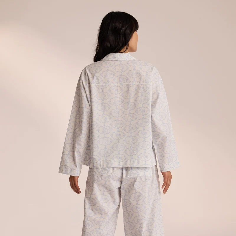 Chemise de Pyjama en Coton - Bleu