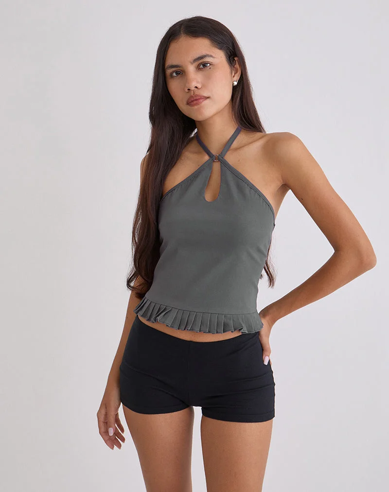 Haut Lavena en gris ardoise sur mesure